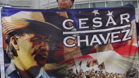 Honraron a César Chávez en San José.