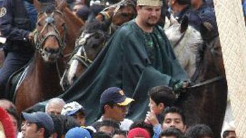 El calvario de Jesús en el cerro de Iztapalapa de Ciudad de México.