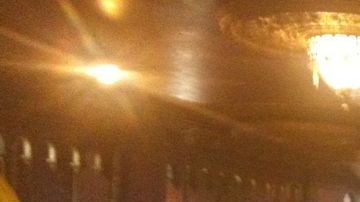 Las fila  en el teatro United Palace se comenzaron a llenar más de dos horas antes de que comenzase el acto.