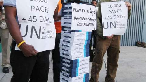 Activistas sostienen que 45 días no es tiempo suficiente para analizar el estudio   ambiental, que consta de 10 mil páginas.