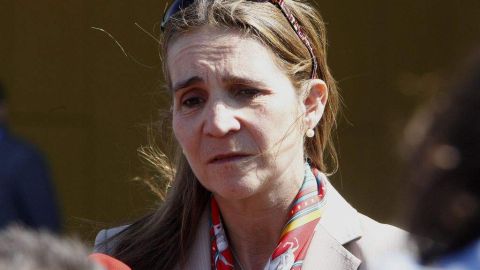 "Los niños te pegan sustos" dijo la infanta Elena sobre el accidente de su hijo Felipe Juan Froilán.