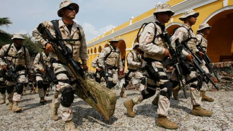 Se han reforzado las medidas de seguridad en la ciudad colombiana de Cartagena con motivo de la Cumbre de las Américas.