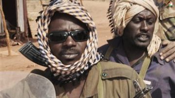 Soldados norsudaneses el pasado 28 de marzo en la zona fronteriza con Sudán del Sur.