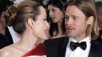 Los actores estadounidenses Angelina Jolie y Brad Pitt.