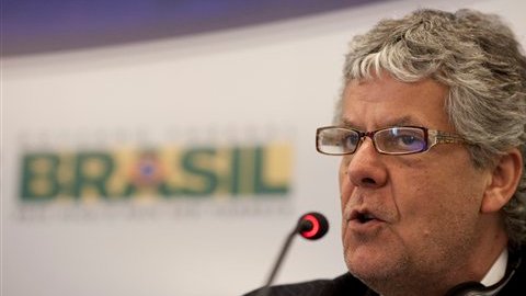 Nicolás Eyzaguirre en foto de archivo en reunión sobre economías emergentes en Brasil el año pasado.