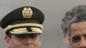 El presidente de EE.UU., Barack Obama durante su llegada a la VI Cumbre de las Américas.
