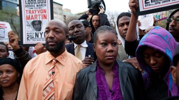 Padres de la víctima, Trayvon Martin, encabezaban una marcha y manifestación en la capital estadounidense.