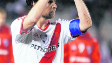 Fernando Cavenaghi anotó ayer en la victoria de River Plate.