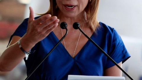 Josefina Vázquez Mota, durante su gira por Jalisco.