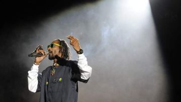 Snoop Dogg durante su actuación del domingo en Coachella.