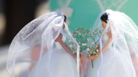 Activistas protestaron contra las autoridades de México que anularon dos bodas entre personas del mismo sexo.