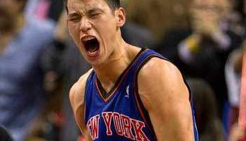 Jeremy Lin de los Knicks de Nueva York.