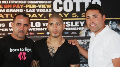 Oscar de la Hoya dice que el secreto de Cotto es su nuevo entrenador Pedro Luis Díaz.