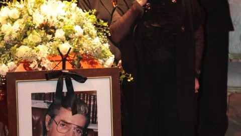 Silvia Pinal en un reciente homenaje al actor Julio Méndez Alemán en el Teatro Jorge Negrete.