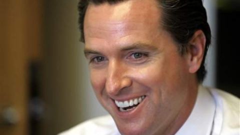 Gavin Newsom.