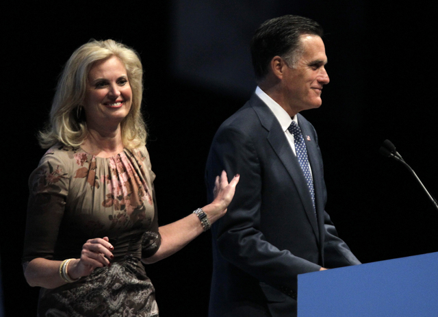 Ann & Mitt Romney.