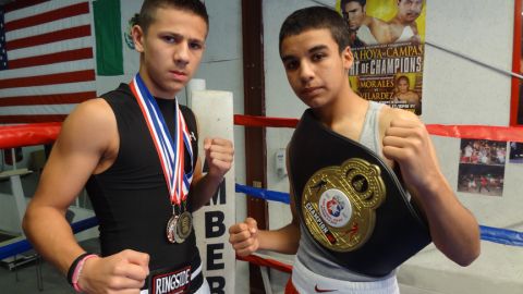 Foto:
Eduardo García (izq.) y Gilbert Rentería son de los favoritos en el próximo torneo de los Junior Olympics en Houston.