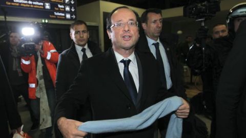 El candidato socialista François Hollande se impuso en la primera vuelta.