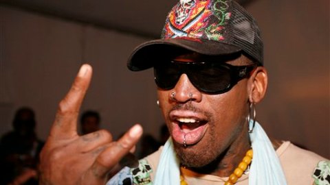 Dennis Rodman en 2008.
