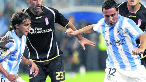 Santi Cazorla anotó el empate para el Málaga.
