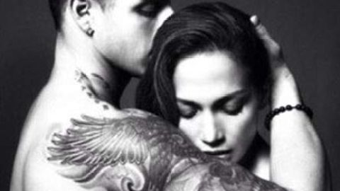J.Lo junto a su novio Casper Smart.