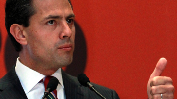 El candidato presidencial de la coalición Compromiso por México, Enrique Peña Nieto.