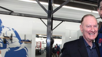 Harold Adonis Jr. con una de sus 'joyas', el superpesado Dominic Brea- zeale, considerado seguro medallista en Londres.