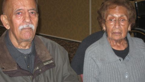 Los padres de Gil Cedillo: Gil de 80 años y Mary de 89.