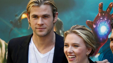 'The Avengers' cuenta entre su reparto a (izq)   Chris Hemsworth, Scarlett Johansson y Mark Ruffalo.