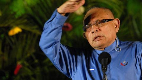 Tomas Borge, durante su intervención en un acto en Managua, el 29 de febrero de 2008.