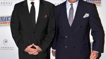 Robert Redford y el príncipe Carlos el sábado en la presentación del festival en Londres.