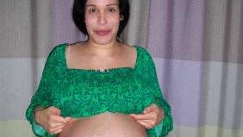 Nadya Suleman, cuando estaba embarazada de ocho hijos.
