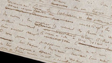 Manuscrito de "El Principito".