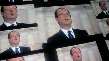 Francois Hollande supera por 3 puntos porcentuales a Sarkozy según sondeos.