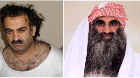 Jalid Sheij Mohamed, supuesto cerebro tras los ataques de 9/11, después de su captura  en Pakistán.