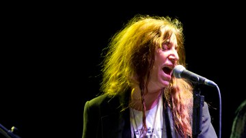 Patti Smith durante su actuación del sábado en el DF.