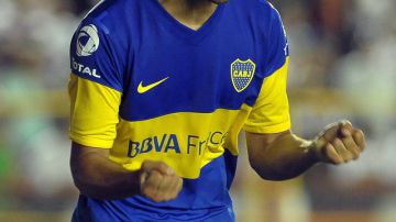 Nicolás Blandi anotó un golazo para salvar al Boca.