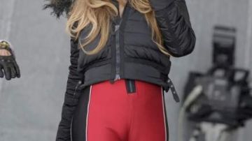 Mariah Carey durante su presentación en Austria.