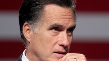 Romney estuvo de campaña en Michigan.