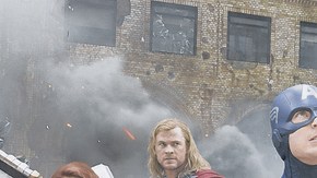 'The Avengers': Black Widow (Scarlett Johansson) Thor (Chris Hemsworth) Captain America (Chris Evans) Hawkeye (Jeremy Renner) Iron Man (Robert Downey Jr.) y Hulk (Mark Ruffalo).