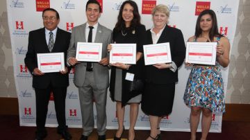 Los reconocimientos a los líderes hispanos en educación,  se entregaron ayer en el hotel JW Marriot del L.A.