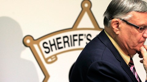 El alguacil del condado de Maricopa Joe Arpaio.