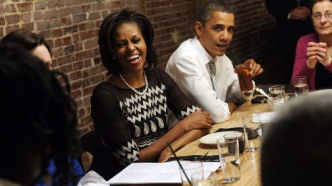 Michelle y Barack Obama.