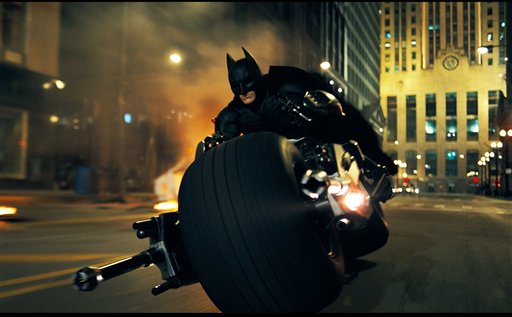 Imagen de "Dark Knight Rises" con Christian Bale.