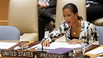 La representante de EEUU ante la ONU, Susan Rice, apremió a Sudán a hacer lo propio retirando sus fuerzas de seguridad.