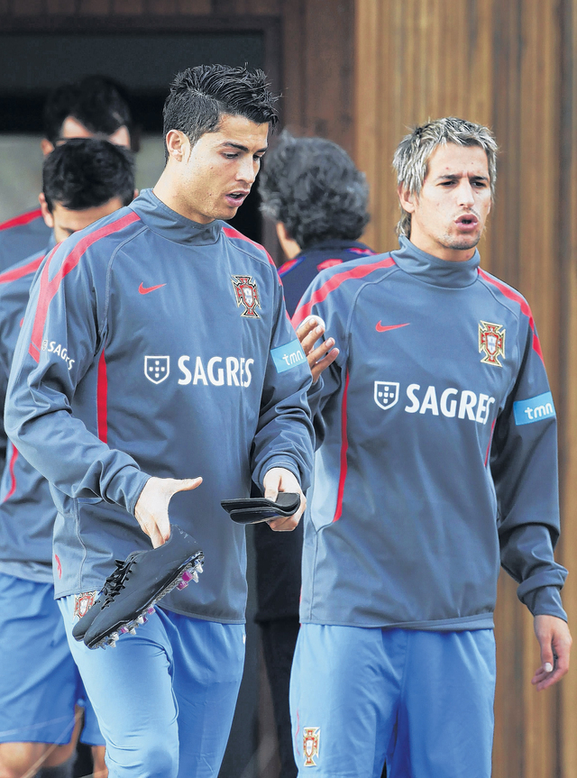 Cristiano  Ronaldo y Coentrao estarán con Portugal en la Eurocopa.
