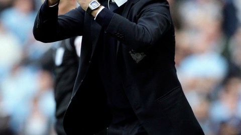 Roberto Mancini, entrenador del Manchester City.