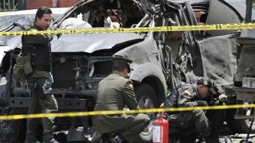 El ataque perpetrado contra el ex ministro de Interior Fernando Londoño, dejó cinco muertos y 38 heridos.