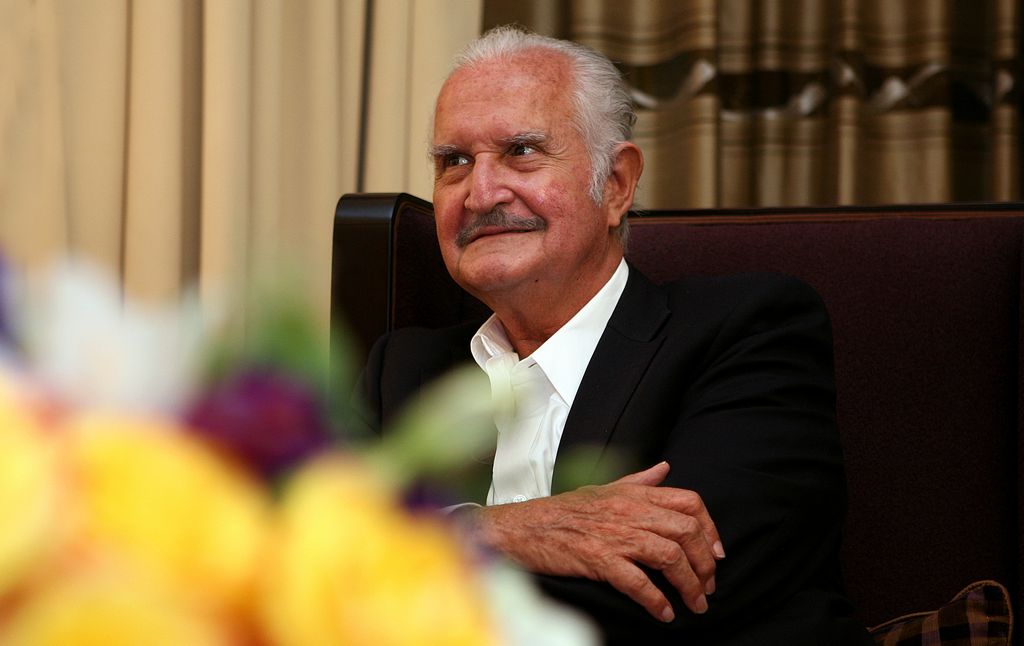 El escritor mexicano, Carlos Fuentes.