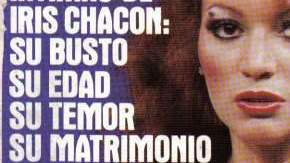 Iris Chacón, en una portada de los años setenta.